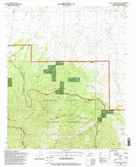 Mount Withington New Mexico Historical topographic map, 1:24000 scale, 7.5 X 7.5 Minute, Year 1995