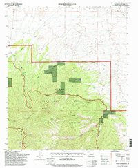 Mount Withington New Mexico Historical topographic map, 1:24000 scale, 7.5 X 7.5 Minute, Year 1995