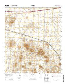 Mount Aden New Mexico Historical topographic map, 1:24000 scale, 7.5 X 7.5 Minute, Year 2013