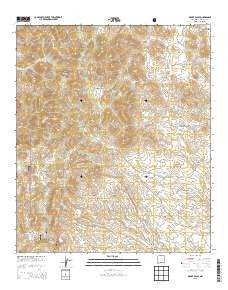 Mount Baldy New Mexico Current topographic map, 1:24000 scale, 7.5 X 7.5 Minute, Year 2013