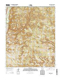 Mount Nebo New Mexico Historical topographic map, 1:24000 scale, 7.5 X 7.5 Minute, Year 2013