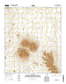 Mount Riley New Mexico Historical topographic map, 1:24000 scale, 7.5 X 7.5 Minute, Year 2013