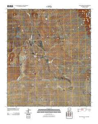 Mount Riley SE New Mexico Historical topographic map, 1:24000 scale, 7.5 X 7.5 Minute, Year 2010