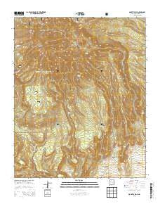 Mount Taylor New Mexico Current topographic map, 1:24000 scale, 7.5 X 7.5 Minute, Year 2013