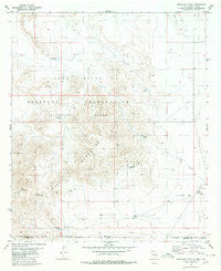 Mountain Tank New Mexico Historical topographic map, 1:24000 scale, 7.5 X 7.5 Minute, Year 1980