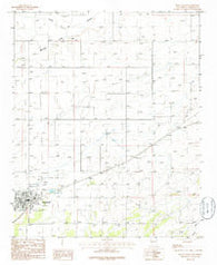 Mountainair New Mexico Historical topographic map, 1:24000 scale, 7.5 X 7.5 Minute, Year 1986