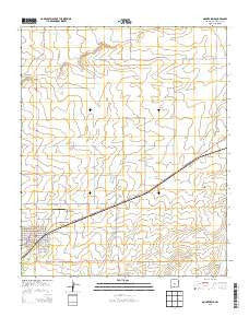 Mountainair New Mexico Historical topographic map, 1:24000 scale, 7.5 X 7.5 Minute, Year 2013