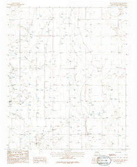 Mountainair NE New Mexico Historical topographic map, 1:24000 scale, 7.5 X 7.5 Minute, Year 1986