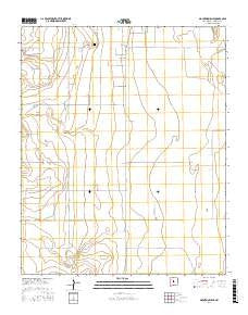 Mountainair NE New Mexico Current topographic map, 1:24000 scale, 7.5 X 7.5 Minute, Year 2017