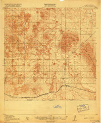 Mt. Riley New Mexico Historical topographic map, 1:62500 scale, 15 X 15 Minute, Year 1918