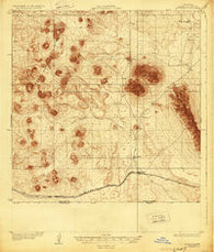 Mt. Riley New Mexico Historical topographic map, 1:62500 scale, 15 X 15 Minute, Year 1918