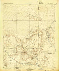 Mt. Taylor New Mexico Historical topographic map, 1:250000 scale, 1 X 1 Degree, Year 1899