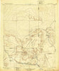 Mt. Taylor New Mexico Historical topographic map, 1:250000 scale, 1 X 1 Degree, Year 1899