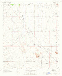 Muir Ranch New Mexico Historical topographic map, 1:24000 scale, 7.5 X 7.5 Minute, Year 1964