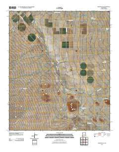 Muir Ranch New Mexico Historical topographic map, 1:24000 scale, 7.5 X 7.5 Minute, Year 2010