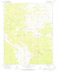 Mule Canyon New Mexico Historical topographic map, 1:24000 scale, 7.5 X 7.5 Minute, Year 1963