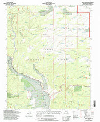 Mule Canyon New Mexico Historical topographic map, 1:24000 scale, 7.5 X 7.5 Minute, Year 1995
