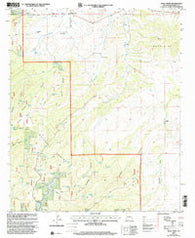 Mule Creek New Mexico Historical topographic map, 1:24000 scale, 7.5 X 7.5 Minute, Year 1999