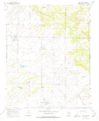 Mule Dam New Mexico Historical topographic map, 1:24000 scale, 7.5 X 7.5 Minute, Year 1966