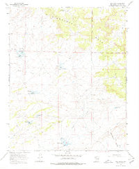 Mule Dam New Mexico Historical topographic map, 1:24000 scale, 7.5 X 7.5 Minute, Year 1966