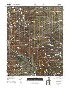 Mule Canyon New Mexico Historical topographic map, 1:24000 scale, 7.5 X 7.5 Minute, Year 2011