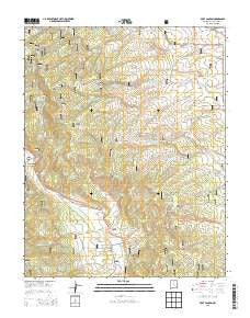 Mule Canyon New Mexico Historical topographic map, 1:24000 scale, 7.5 X 7.5 Minute, Year 2013