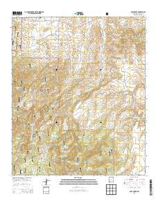 Mule Creek New Mexico Historical topographic map, 1:24000 scale, 7.5 X 7.5 Minute, Year 2013