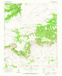 Muniz Canyon New Mexico Historical topographic map, 1:24000 scale, 7.5 X 7.5 Minute, Year 1964