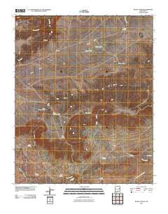 Muniz Canyon New Mexico Historical topographic map, 1:24000 scale, 7.5 X 7.5 Minute, Year 2010