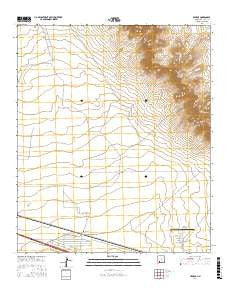 Myndus New Mexico Current topographic map, 1:24000 scale, 7.5 X 7.5 Minute, Year 2017