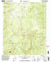 Nacimiento Peak New Mexico Historical topographic map, 1:24000 scale, 7.5 X 7.5 Minute, Year 2002