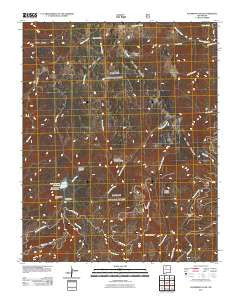 Nacimiento Peak New Mexico Historical topographic map, 1:24000 scale, 7.5 X 7.5 Minute, Year 2011
