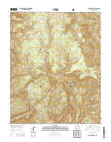 Nacimiento Peak New Mexico Current topographic map, 1:24000 scale, 7.5 X 7.5 Minute, Year 2013