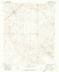 Nara Visa New Mexico Historical topographic map, 1:24000 scale, 7.5 X 7.5 Minute, Year 1971