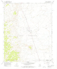 Naschitti New Mexico Historical topographic map, 1:24000 scale, 7.5 X 7.5 Minute, Year 1966