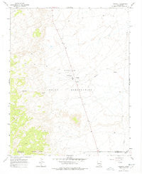 Naschitti New Mexico Historical topographic map, 1:24000 scale, 7.5 X 7.5 Minute, Year 1966