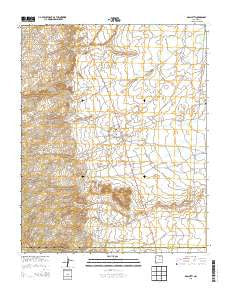 Naschitti New Mexico Historical topographic map, 1:24000 scale, 7.5 X 7.5 Minute, Year 2013