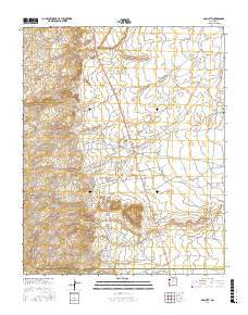 Naschitti New Mexico Current topographic map, 1:24000 scale, 7.5 X 7.5 Minute, Year 2017