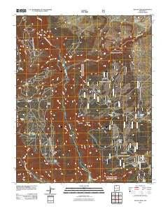 Navajo Peak New Mexico Historical topographic map, 1:24000 scale, 7.5 X 7.5 Minute, Year 2011