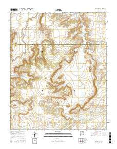 Neafus Ranch New Mexico Current topographic map, 1:24000 scale, 7.5 X 7.5 Minute, Year 2017