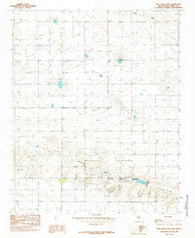 Ned Houk Park New Mexico Historical topographic map, 1:24000 scale, 7.5 X 7.5 Minute, Year 1985