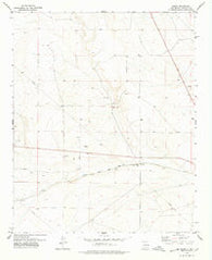 Negra New Mexico Historical topographic map, 1:24000 scale, 7.5 X 7.5 Minute, Year 1978