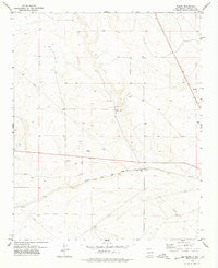 Negra New Mexico Historical topographic map, 1:24000 scale, 7.5 X 7.5 Minute, Year 1978