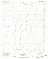Negra SW New Mexico Historical topographic map, 1:24000 scale, 7.5 X 7.5 Minute, Year 1978