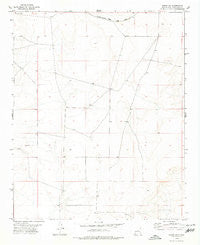 Negra SW New Mexico Historical topographic map, 1:24000 scale, 7.5 X 7.5 Minute, Year 1978
