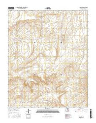 Negra SE New Mexico Current topographic map, 1:24000 scale, 7.5 X 7.5 Minute, Year 2017