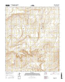 Negra SE New Mexico Current topographic map, 1:24000 scale, 7.5 X 7.5 Minute, Year 2017