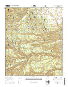 Negrito Mountain New Mexico Historical topographic map, 1:24000 scale, 7.5 X 7.5 Minute, Year 2013