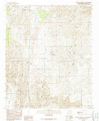 Nelson Canyon West New Mexico Historical topographic map, 1:24000 scale, 7.5 X 7.5 Minute, Year 1989