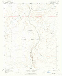 Newcomb SE New Mexico Historical topographic map, 1:24000 scale, 7.5 X 7.5 Minute, Year 1966